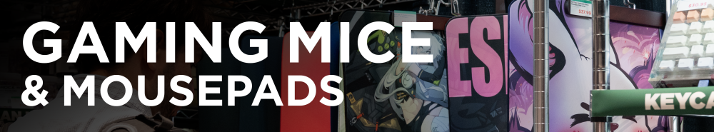 Gaming Mice and Mousepads banner
