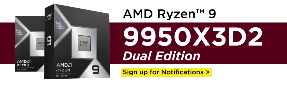 AMD Ryzen 9 9950X3D2 Notification Signup
