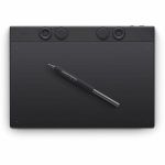 Wacom Graphic Tablet Intuos Pro Medium - Graphics Tablet - 5080 lpi Wired/Wireless - Bluetooth - 8192 Pressure Level - Pen - PC  Mac - Black
