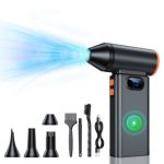 Compressed Air Duster 110000RPM w/LED light / Screen Display Black