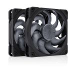 Noctua NF-A12x25 G2 PWM Sx2-PP chromax.blackDual Fan Set Black