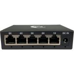 Amer 5 Port 10/100/1000 Mbps Gigabit Ethernet Desktop Metal Switch - 5 Ports - 2 Layer Supported - Twisted Pair - Desktop - 3 Year Limited Warranty