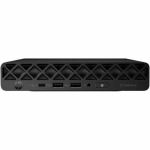 HP EliteDesk 8 G1i Desktop Computer - Intel Core Ultra 7 265T - vPro Technology - 16 GB - 256 GB SSD - Desktop Mini - Jack Black - Intel Q870 Chip - Windows 11 Pro - Intel DDR5 SDRAM -