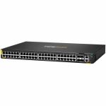 HPE CX 6200F 48G Class 4 PoE 4SFP+ 370W Switch - 48 Ports - Manageable - Gigabit Ethernet  10 Gigabit Ethernet - 10/100/1000Base-T  10GBase-X - 3 Layer Supported - Modular - 4 SFP Slots