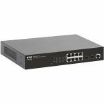 Tripp Lite series NGS8C2POE-1 Ethernet Switch - 8 Ports - Manageable - Gigabit Ethernet - 1000Base-SX  1000Base-LX  10/100/1000Base-T - 3 Layer Supported - 2 SFP Slots - 171 W Power Con