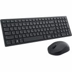 Dell KM555 Keyboard & Mouse - USB Type A Plunger Wireless Bluetooth/RF 5.1 2.40 GHz Keyboard - English (US) - Black - USB Type A Wireless Bluetooth/RF Mouse - Optical - 4020 dpi - Scrol