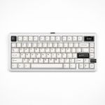 Meletrix ZOOM75 TIGA Custom Tri-mode Keyboard WS PBT BOW Keycaps E-White Fully Assembled