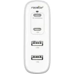 Rocstor Y10A245-W1 100W Smart USB-C Power StationAdapter 2x USB-C 2x USB-A 15V/3A20V/3.25A 20V/5A