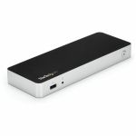 StarTech.com Dual Monitor USB C Docking Station w/ 60W Power Delivery - USB 3.1 Gen 1 Type C to HDMI or DVI - 5x USB - Windows Laptop Dock - Dual monitor USB C dock w/ 4x USB-A  USB-C