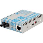 FlexPoint 10/100 Ethernet Fiber Media Converter RJ45 ST Single-Mode 30km - 1 x 10/100BASE-TX; 1 x 100BASE-LX; US AC Powered; Lifetime Warranty