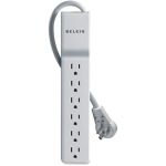 Belkin BE106000-08R 6 outlet 8' cord Right-angleplug 720 J