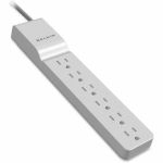 Belkin BE106000-04 Surge Protector 6-Outlet 4'cord 720 J White