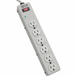 Eaton Tripp Lite Series Protect It! 6-Outlet Surge Protector  6 ft. (1.83 m) cord  1340 Joules  Diagnostic LED - 6 x NEMA 5-15R - 1800 VA - 1340 J - 120 V AC Input - 120 V AC Output