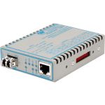 FlexPoint 10/100/1000 Gigabit Ethernet Fiber Media Converter RJ45 LC Multimode 550m - 1 x 10/100/1000BASE-T; 1 x 1000BASE-SX; US Power Adapter; Lifetime Warranty