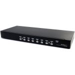 StarTech 8 Port Rackmount USB VGA KVM Switch w/ Audio  TAA - Control up to 8 VGA and USB computers from a single keyboard  mouse and monitor - usb kvm switch - 8 port kvm switch - vga k