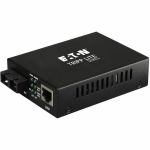 Eaton Tripp Lite Series Gigabit Multimode Fiber to Ethernet Media Converter  10/100/1000 to 1000BaseLX SC  2km  1310nm - 1 x Network (RJ-45) - 1 x SC Ports - 10/100/1000Base-T  1000Base