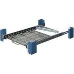 Rack Solutions 1U Dry Sliding Computer Shelf with Cable Management Arm - 45lb