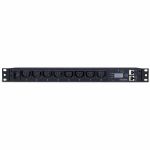 CyberPower PDU15MHVIEC8FNET 200 - 240 VAC 15A Monitored PDU - 8 Outlets  10 ft  IEC-320 C14  Horizontal  1U  SNMP  3YR Warranty