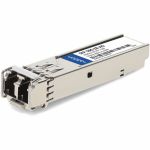 AddOn Cisco SFP-10G-ZR Compatible TAA 10GBase-ZR SFP+ Transceiver (SMF  1550nm  80km  LC  DOM) - For Data Networking  Optical Network - 1 x LC 10GBase-ZR Network - Optical Fiber - 1550