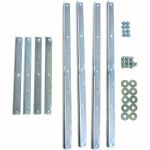 Ergotron VESA Bracket Adaptor Kit - 50 lb Load Capacity - 100 x 100  200 x 100  200 x 200  300 x 200  400 x 200  400 x 300  400 x 400 - VESA Mount Compatible - Steel