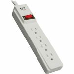 Eaton Tripp Lite Series Power It! 4-Outlet Power Strip  10 ft. (3.05 m) Cord - NEMA 5-15P - 4 x NEMA 5-15R - 10 ft Cord - 15 A Current - 120 V AC Voltage - 1800 W - Wall Mountable