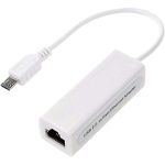 4XEM Micro USB to 10/100Mbps Ethernet Adapter - Micro USB to 10/100Mbps Ethernet Adapter SPEC Cat5e adapter networking adapter
