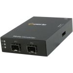 Perle Protocol Transparent Stand-Alone Media Converter with Dual SFP Slots - 1000Base-X - 2 x SFP Slots - Desktop  Rail-mountable  Wall Mountable  Rack-mountable
