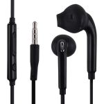 4XEM Earbud Earphones For Samsung Galaxy/Tab (Black) - Stereo - Mini-phone (3.5mm) - Wired - Earbud - Binaural - In-ear - Black - 1