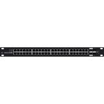 Ubiquiti EdgeSwitch ES-48-500W Layer 3 Switch - 48 Ports - Manageable - 10/100/1000Base-T  1000Base-X - 3 Layer Supported - 2 SFP Slots - 1U - Rack-mountable - 1 Year Limited Warranty