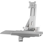 Amer Wall Mount for Flat Panel Display  Keyboard  CPU - TAA Compliant - 24in Screen Support - 61.73 lb Load Capacity - Steel  Plastic  Aluminum Alloy