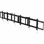 Peerless-AV&reg; SmartMount&reg; Digital Menu Board Ceiling Mount with 8pt Adjustment - Landscape 3x1 Configuration for 46in to 48in Displays - 46in to 48in Screen Support - 300 lb Load