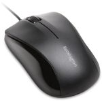 Kensington Mouse for Life USB Three-Button Mouse - Optical - Cable - Black - USB - 1000 dpi - Scroll Wheel - 3 Button(s) - Symmetrical - 1