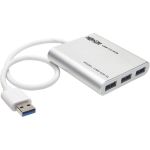 Eaton Tripp Lite Series 4-Port Portable USB 3.x (5Gbps) Mini Hub  Aluminum - USB - External - 4 USB Port(s) - 4 USB 3.0 Port(s)