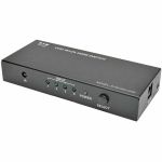 Eaton Tripp Lite Series 4-Port HDMI Switch with Remote Control - 4K 60 Hz  UHD  4:4:4  HDR  3D - 3840 x 2160 - 4K - 4 x 1 - Display  Blu-ray Disc Player  Computer  Gaming Console  Satel