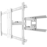 Kanto PDX650W Wall Mount for TV - White - 1 Display(s) Supported - 75in Screen Support - 125 lb Load Capacity - 600 x 400  200 x 100 - Steel - 1