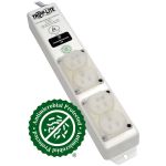 Eaton Tripp Lite Series Safe-IT UL 60601-1 Medical-Grade Surge Protector for Patient-Care Vicinity  4x Hospital-Grade Outlets  6 ft. Cord  Antimicrobial Protection - White - NEMA 5-15P-