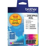 Brother INKvestment Original High Yield Inkjet Ink Cartridge - Value Pack - Cyan  Magenta  Yellow - 3 / Pack - 1200 Pages Cyan  1200 Pages Magenta  1200 Pages Yellow