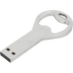 Urban Factory Funny USB Memory Stick - Bottle Opener - 16 GB - USB 2.0 - Aluminum Gray - 2 Year Warranty