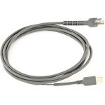 Zebra CBA-U21-S07ZBR - Serial Cable (Black 2.1 m USB EAS Male Connector/Male Connector DS2208-SR)