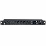 CyberPower PDU81001 100 - 120 VAC 15A Switched Metered-by-Outlet PDU - 8 Outlets  12 ft  NEMA 5-15P  Horizontal  1U  LCD  3YR Warranty