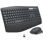 Logitech&reg; MK850 Performance Wireless Keyboard and Mouse Combo (French Layout) - USB Wireless Bluetooth/RF Keyboard - French - USB Wireless Bluetooth/RF Mouse - Optical - 1000 dpi -