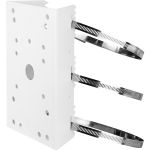 Vivotek AM-314 Mounting Bracket for Enclosure  Surge Protector  PoE Switch  IP Camera  Mounting Bracket  Electrical Box - White - 55.12 lb Load Capacity - SPCC