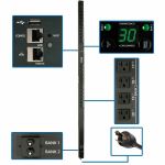 Tripp Lite by Eaton PDU 2.9kW Single-Phase Switched PDU - LX Interface 120V Outlets (24 5-15/20R) 10 ft. (3.05 m) Cord with L5-30P 0U TAA - Switched - NEMA L5-30P - 24 x NEMA 5-15/20R -