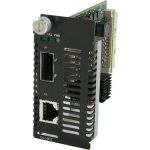 Perle C-10GRT-SFP Media Converter - 1 x Network (RJ-45) - Multi-mode  Single-mode - 10 Gigabit Ethernet - 10GBase-T - 0.10 km - 1 x Expansion Slots - SFP+ - 1 x SFP+ Slots - Internal