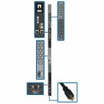 Tripp Lite by Eaton PDU 10kW 200-240V 3PH Monitored PDU - LX Interface Gigabit 48 Outlets NEMA L21-30P LCD 3 m Cord 0U 1.8 m Height TAA - Monitored - NEMA L21-30P - 6 x IEC 60320 C19  4
