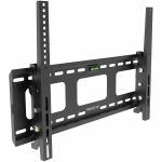 Mount-It! Tilting TV Wall Mount Bracket  Black - 37in to 80in Screen Support - 175 lb Load Capacity - 100 x 100  200 x 200  300 x 300  400 x 200  400 x 400  600 x 400  400 x 300 - VESA