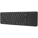 Adesso Wireless Keyboard with Built-in Touchpad - Wireless Connectivity - RF - 30 ft - 2.40 GHz - USB Interface - 78 Key(s) - Windows Key Hot Key(s) - English (US) - Computer - TouchPad