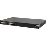 Microchip PD-9012G/ACDC/M PoE Injector Hub with power cord - 230 V AC Input - 55 V DC Output - 12 x 10/100/1000Base-T Output Port(s) - 30 W