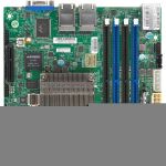 Supermicro A2SDi-4C-HLN4F Server Motherboard - Intel Chipset - Socket BGA-1310 - Mini ITX - Atom C3558 - 256 GB DDR4 SDRAM Maximum RAM - DIMM  UDIMM - 4 x Memory Slots - Gigabit Etherne