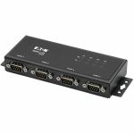 Eaton Tripp Lite Series 4-Port RS-422/RS-485 USB to Serial FTDI Adapter with COM Retention (USB-B to DB9 F/M) - External - USB Type B - PC  Mac  Linux - 4 x Number of Serial Ports Exter